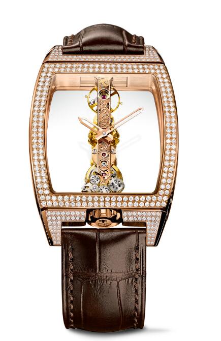 Buy Corum replica B113/03859 - 113.162.85/0F02 0000 GOLDEN BRIDGE CLASSIC ROSE GOLD DIAMONDS watches